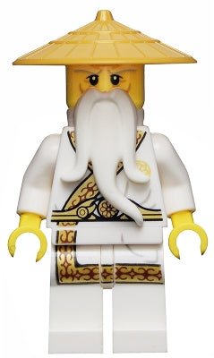 njo0180 Wu Sensei - Gold Trimmed Outfit