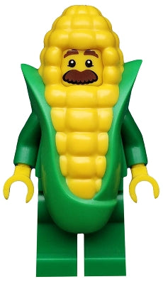 col289 Corn Cob Guy, Series 17 (Minifigure Only without Stand and Accessories)