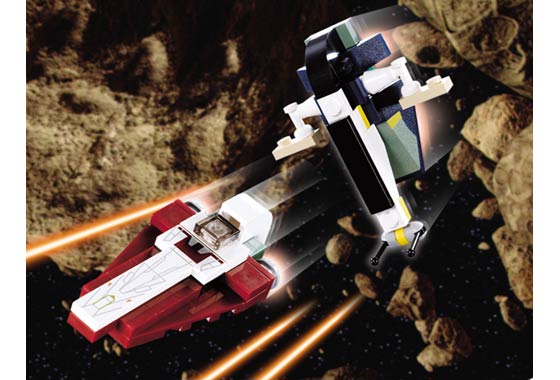 4487 Jedi Starfighter & Slave I - Mini