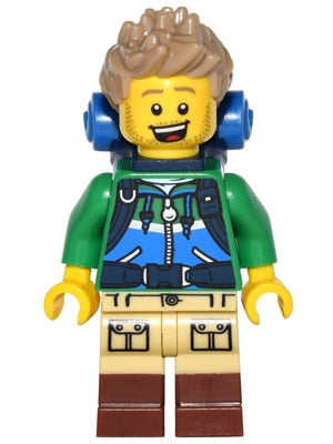 col249 Hiker, Series 16 (Minifigure Only without Stand and Accessories)