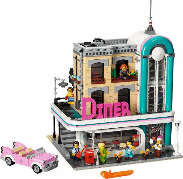 10260 Downtown Diner- missing 4 figs and minor pieces