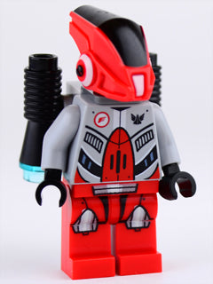 gs006 Red Robot Sidekick with Jet Pack