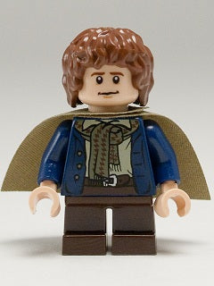 lor012 Peregrin Took (Pippin) - Dark Blue Jacket, Olive Green Cape