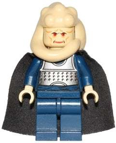 sw0076 Bib Fortuna - Dark Blue Robe, Tan Skin- missing cloak