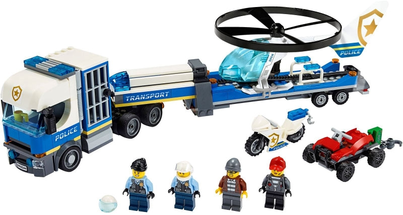 60244 Police Helicopter Transport- missing figs
