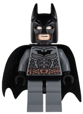 sh0064 Batman - Dark Bluish Gray Suit with Copper Belt