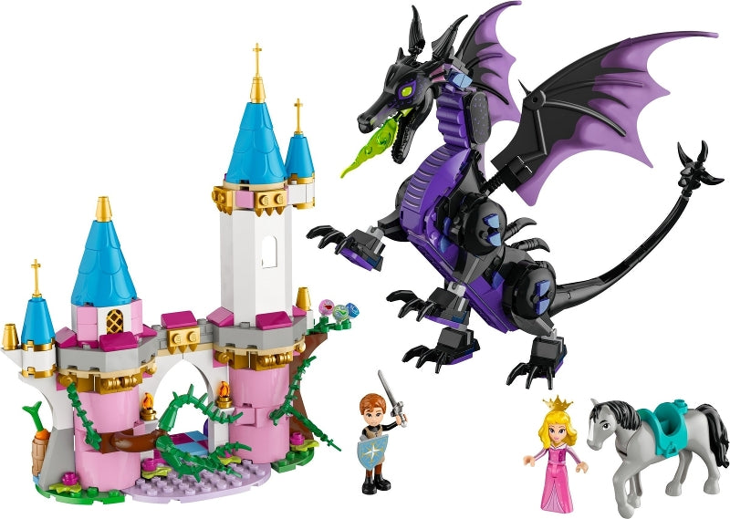 43240 Maleficent's Dragon Form and Aurora's Castle