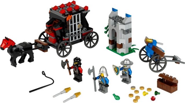 70401 Gold Getaway- missing 2 figs and horse