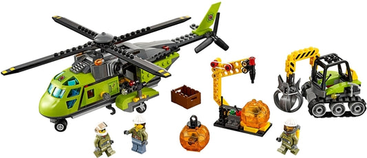 60123 Volcano Supply Helicopter- no figs