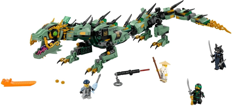 70612 Green Ninja Mech Dragon- no figs