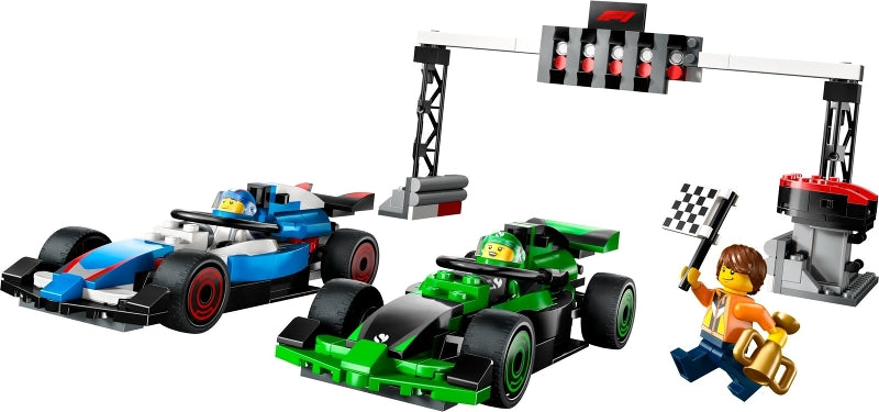 60474 F1 Grid with VCARB & Sauber Race Cars