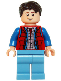 idea001 Marty McFly - Red Puffy Vest, Blue Arms