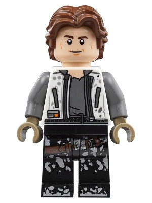 sw0915 Han Solo, White Jacket, Black Legs with Dirt Stains