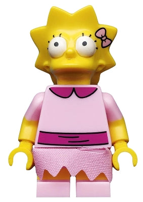 sim030 Lisa, The Simpsons, Series 2 (Minifigure Only without Stand and Accessories)
