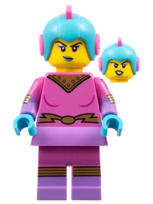 col439 Retro Space Heroine, Series 26 (Minifigure Only without Stand and Accessories)