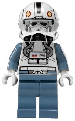 sw0281 Clone Trooper V-wing Pilot (Phase 2) - Sand Blue Arms and Legs, White Head