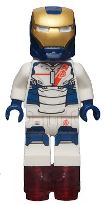 sh0168 Iron Legion - Trans-Neon Orange Head, Helmet with Visor