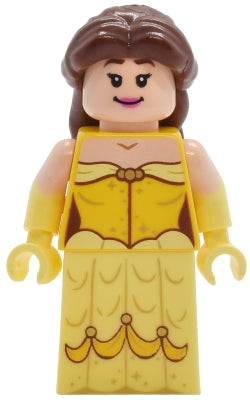 dp213 Belle - Minifigure, Dress with Gold Sparkles