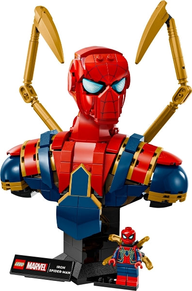 76326 Iron Spider-Man Bust- missing fig