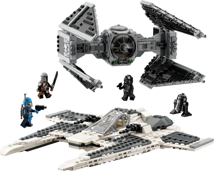 75348 Mandalorian Fang Fighter vs TIE Interceptor- no figs