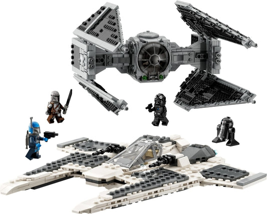 75348 Mandalorian Fang Fighter vs TIE Interceptor- no figs