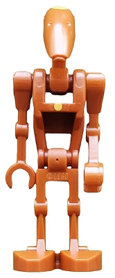 sw0482 Battle Droid Commander - Dark Orange with Dot, Angled Arm and Straight Arm