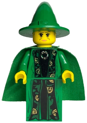 hp022 Professor Minerva McGonagall - Green Robe and Cape