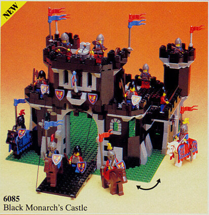 6085 Black Monarch's Castle- 2 figs
