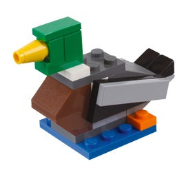 40043 Monthly Mini Model Build Set - 2012 04 April, Duck (Mallard) polybag