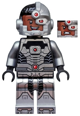 sh0155 Cyborg - Black Gloves, Smiling