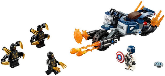 76123 Captain America: Outriders Attack- missing 2 figs