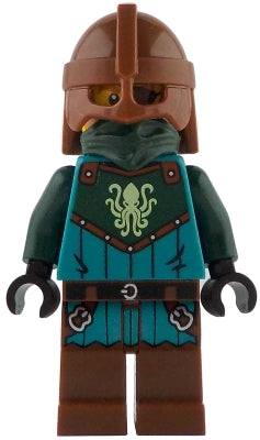 idea229 Kraken Warrior - Male, Reddish Brown Helmet, Eye Patch