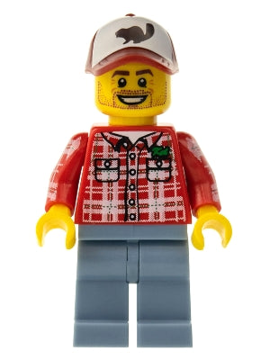 col072 Lumberjack, Series 5 (Minifigure Only without Stand and Accessories)