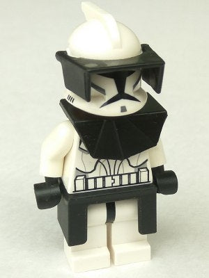 sw0223 Clone Trooper (Phase 1) - Black Visor, Pauldron, and Kama, Large Eyes