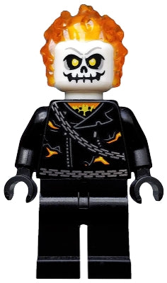 sh0267 Ghost Rider, Johnathon 'Johnny' Blaze - White Head, Chain Belt