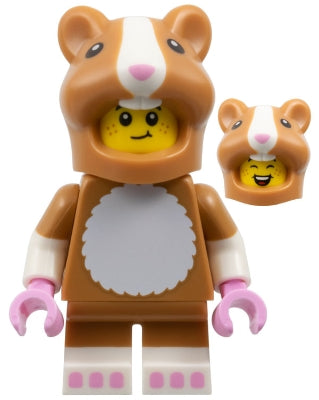 col449 Hamster Costume Fan, Series 27 (Minifigure Only without Stand and Accessories)