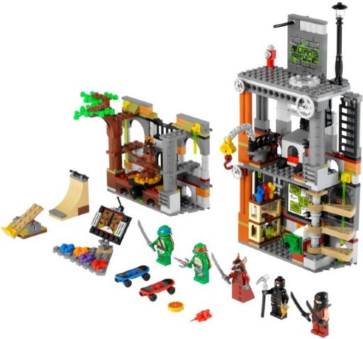 79103 Turtle Lair Attack- missing raphael and dark ninja