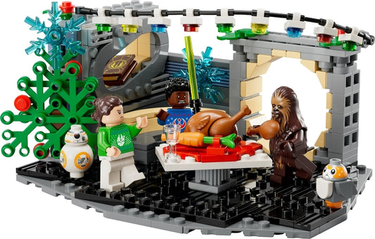 40658 Millennium Falcon Holiday Diorama- no figs