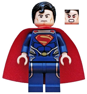sh0077 Superman - Dark Blue Suit, Starched Fabric Cape