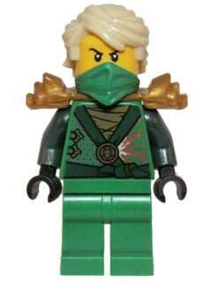 njo0087 Lloyd (Techno Robe) - Rebooted, Pearl Gold Shoulder Armor