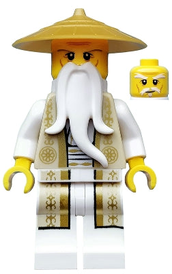 njo0168 Wu Sensei - Gold and Tan Robe