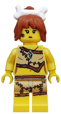 col069 Cave Woman, Series 5 (Minifigure Only without Stand and Accessories)