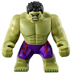 sh0173 Hulk - Giant, Dark Purple Pants with Avengers Logo