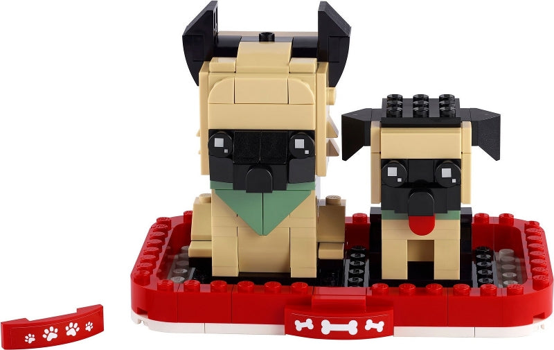 40440 German Shepherd & Puppy