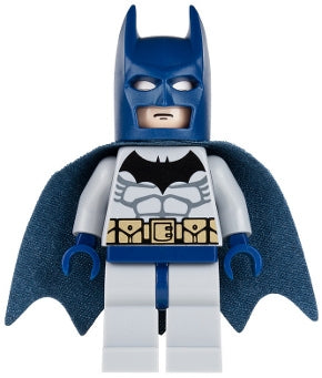bat022 Batman - Light Bluish Gray Suit, Dark Blue Mask