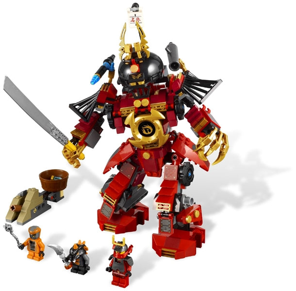 9448 Samurai Mech- no figs, missing some pieces