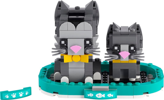 40441 Shorthair Cat & Kitten