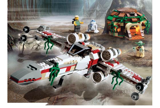 4502 X-wing Fighter (Dagobah)- missing luke