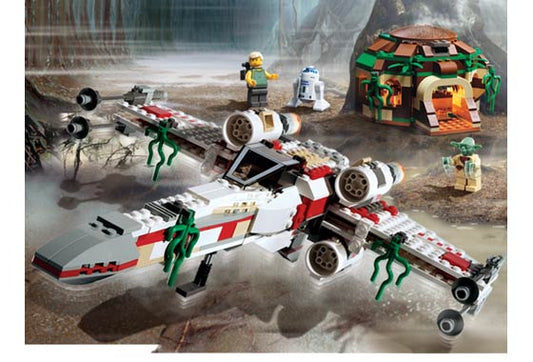 4502 X-wing Fighter (Dagobah)- missing luke