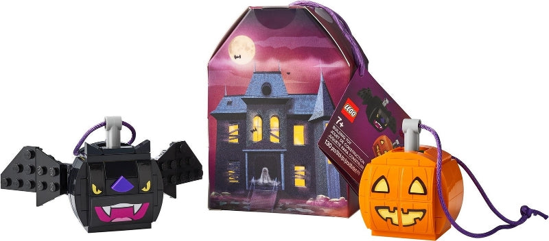 854049 Pumpkin & Bat Duo